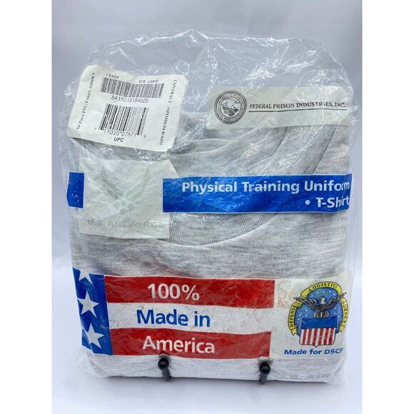 U.S. Air Force Physical Training "PT" Uniform T-shirt Size Large - Picture 1 of 9